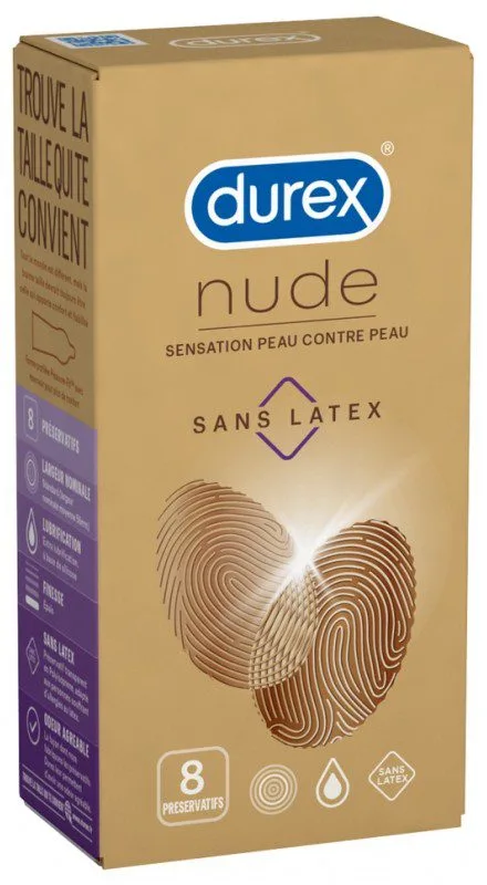 Nude Sans Latex - Boite de 8 Préservatifs