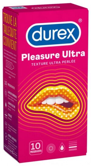 Pleasure Ultra Texture Ultra Perlée - Boite de 10 Préservatifs