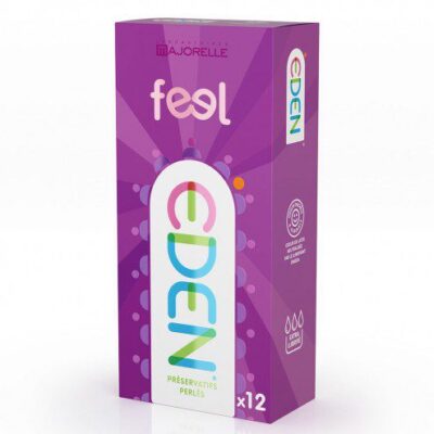 EDEN - Préservatifs Feel Perlés - Boite de 12