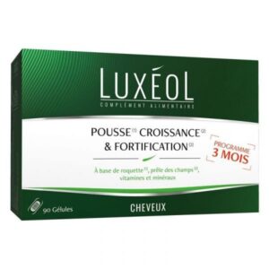 Luxéol - Pousse Croissance & Fortification - Programme 3 mois - 90 gélules