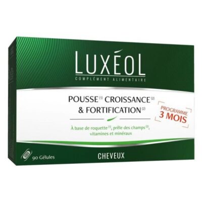 Luxéol - Pousse Croissance & Fortification - Programme 3 mois - 90 gélules