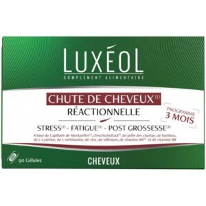 Luxéol - Chute de Cheveux Réactionnelle - 90 gélules