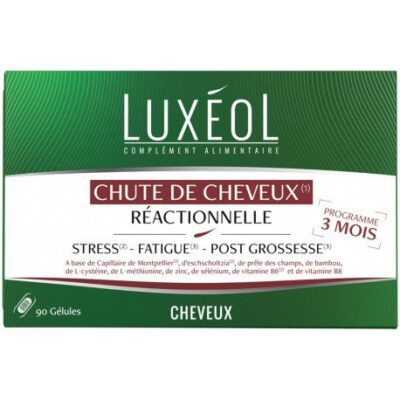 Luxéol - Chute de Cheveux Réactionnelle - 90 gélules