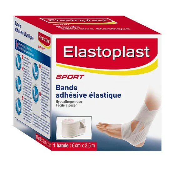 Elastoplast Bande Adhésive Élastique - 6cm x 2,5m