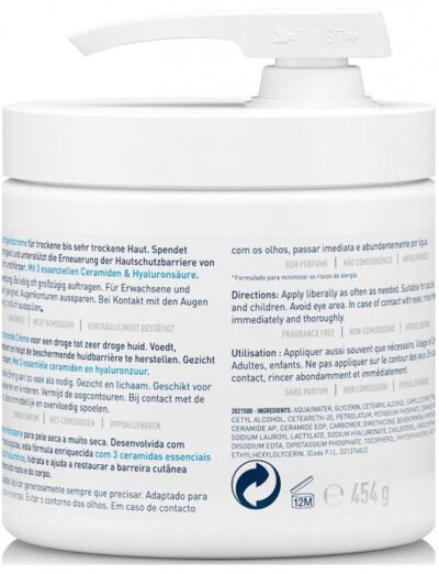CeraVe - Baume Hydratant avec Pompe 454 g