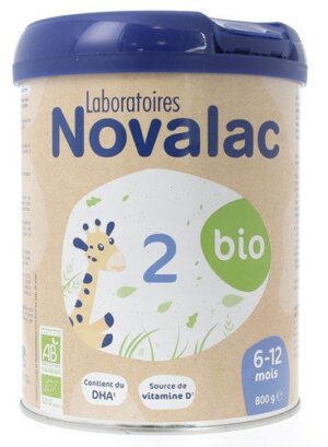 Novalac 2 BIO - Lait en Poudre - 800g