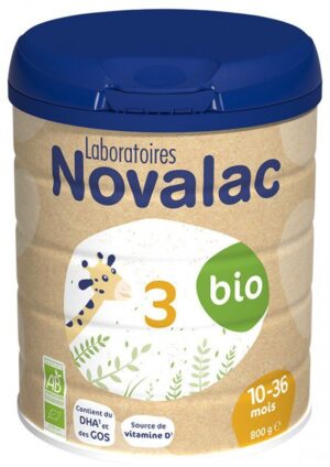 Novalac 3 BIO - Lait en Poudre - 800g