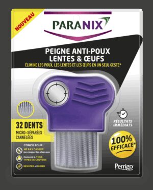 PARANIX Peigne Anti-Poux Lentes & Oeufs