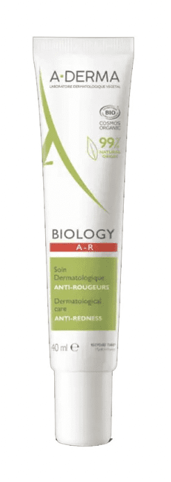 A-DERMA BIOLOGY - Crème Soin AR Anti-Rougeurs Dermatologique BIO - 40ml