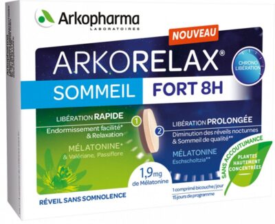 ARKORELAX - Sommeil Fort 8H - 30 comprimés