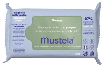 Mustela - Lingettes Nettoyantes à l'Avocat 60 Lingettes