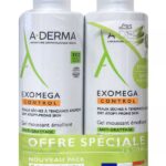 A-DERMA - Exomega Control - Gel Moussant Émollient - 2x500ml