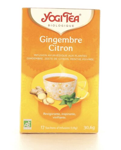 Yogi Tea - Gingembre Citron Bio - 17 Sachets