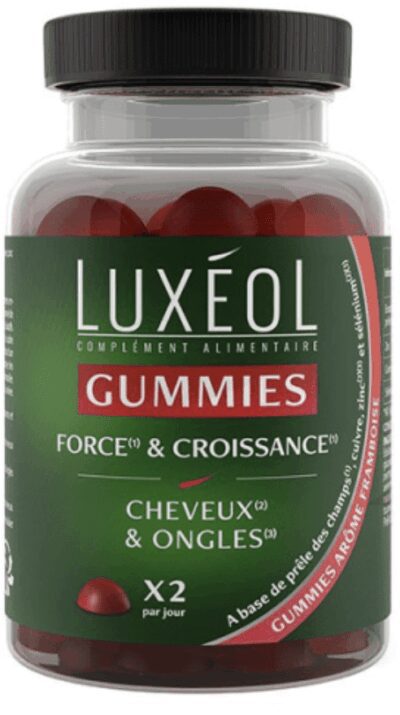 LUXEOL - Gummies Force et Croissance - Boîte de 60