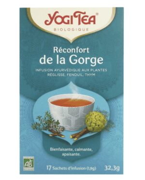 Yogi Tea - Réconfort de la Gorge Bio - 17 Sachets