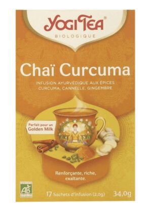 Yogi Tea - Chaï Curcuma Bio - 17 Sachets