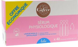 Sérum physiologique Gifrer unidoses 40 x 5ml