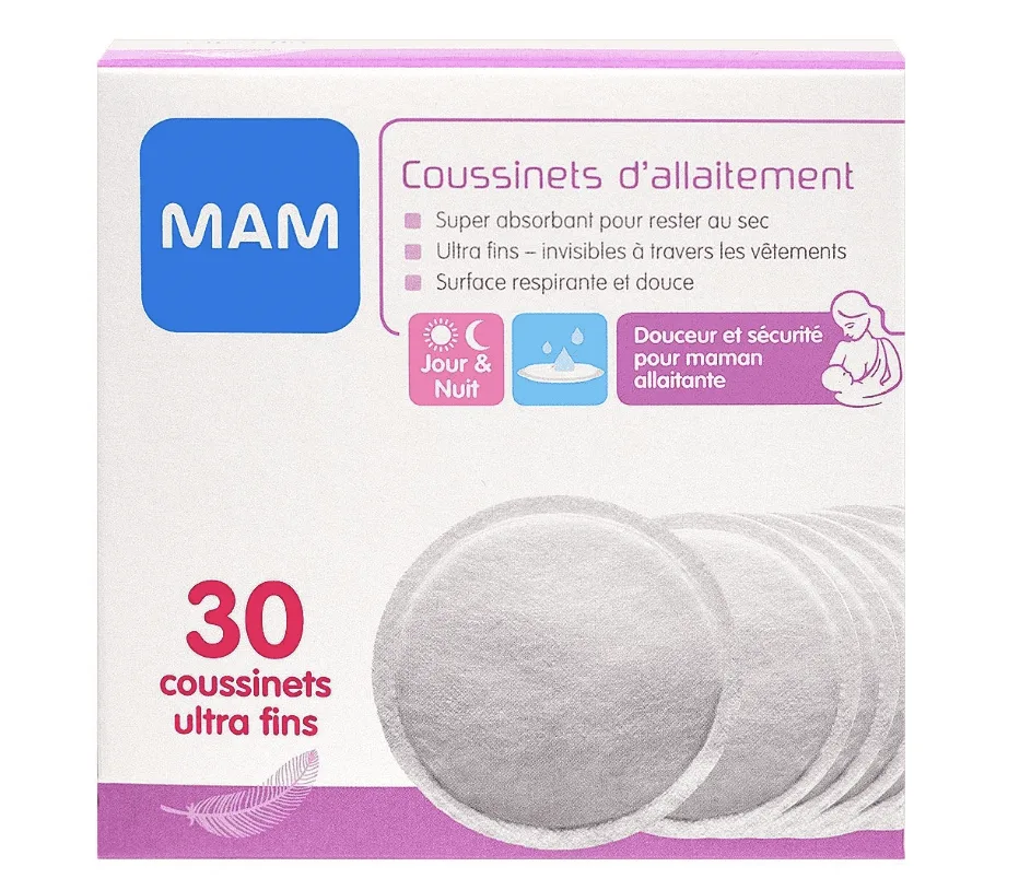 MAM - Coussinets d'Allaitement - Boite de 30