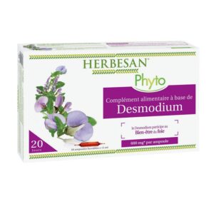 Herbesan - Complément alimentaire à base de Desmodium 20 ampoules X 15ml
