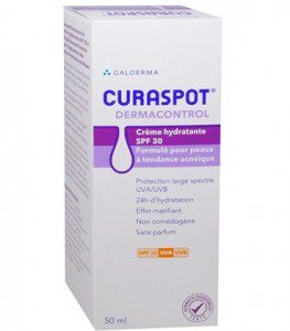 Curaspot - Crème hydratante peaux acnéiques 50ml