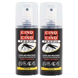 Cinq sur cinq - Tropic lotion anti-moustiques 75mlx2