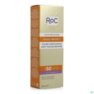 Roc - soleil protect : fluide anti-taches spf50 50ml