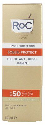 Roc - Soleil-Protect fluide anti-rides lissant spf 50 50ml