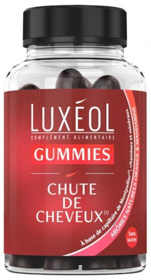 Luxéol - Gummies chute de cheveux 60 gummies