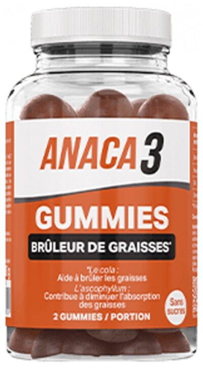 Anaca 3 - 60 Gummies bruleur de graisses