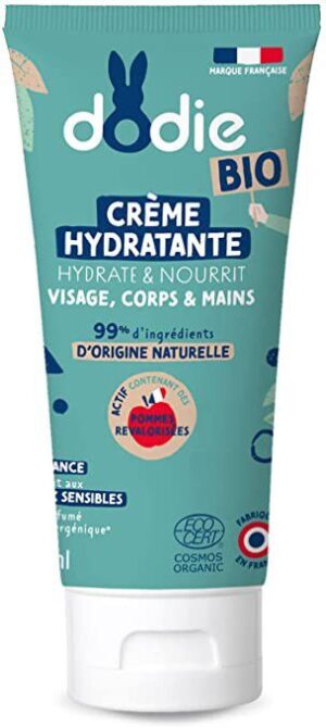 Dodie - Crème hydratante bio visage/corps/mains 75ml