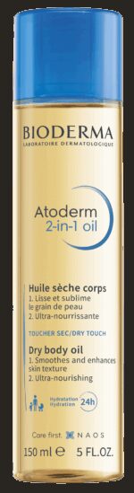 Bioderma - Atoderm 2-in-1 Oil Huile Sèche Corps 150 ml