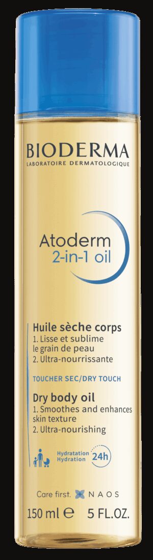 Bioderma - Atoderm 2-in-1 Oil Huile Sèche Corps 150 ml