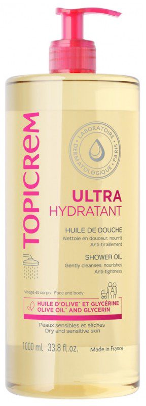 Topicrem - Huile de douche ultra-hydratante 1L
