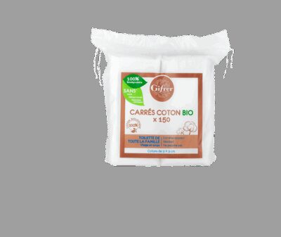 Gifrer - Carrés coton BIO x150