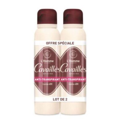 Rogé Cavailles - Lot de 2 spray déodorant homme 48h