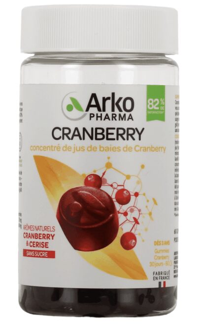 Arkopharma Cranberry 60 Gummies Confort Urinaire
