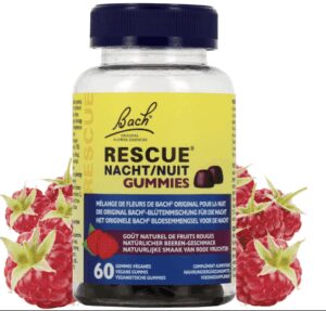 Rescue Nuit 60 Gummies Goût Fruits Rouges