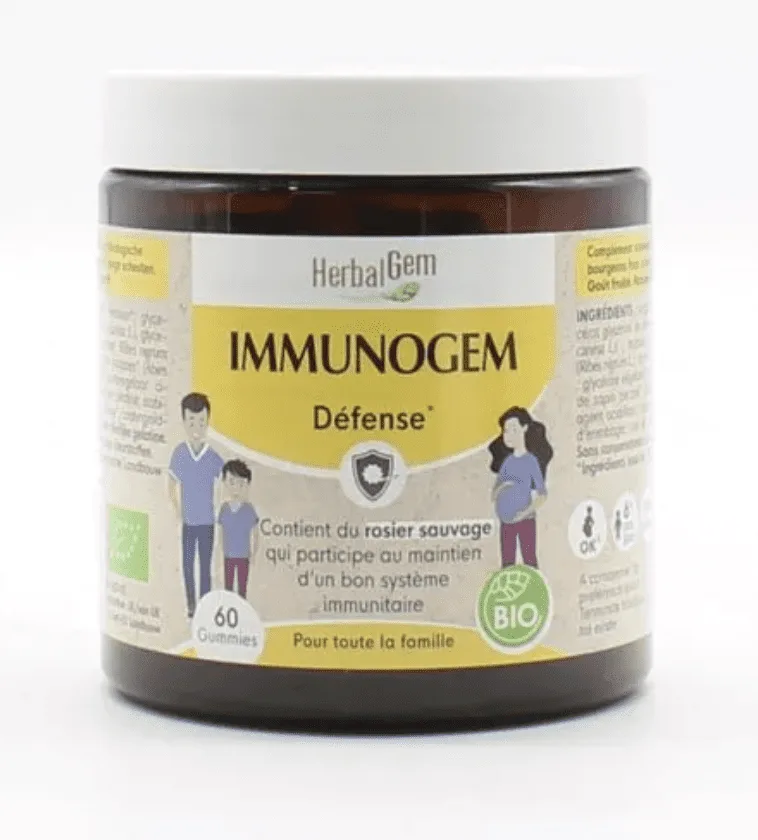 Herbalgem Immunogem Défense Bio 60 Gummies