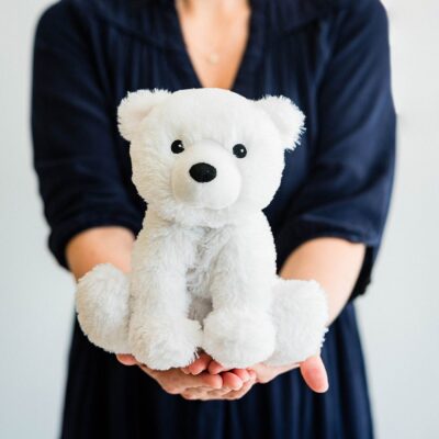 Peluche bouillote ours polaire Warmies