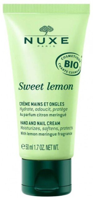 Nuxe - Sweet Lemon Crème Mains et Ongles Bio 50 ml