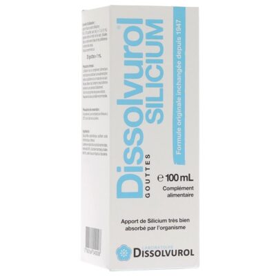 Dissolvurol - Silicium 0.25% solution buvable en gouttes 100 ml