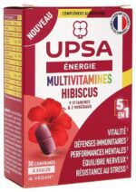 UPSA - Multivitamines énergie hibiscus 30 comprimés