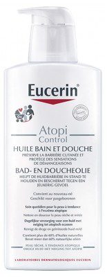 Eucerin - Huile bain et douche Atopicontrol 400ml