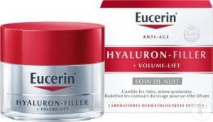 Eucerin - Soin de nuit anti-rides hyaluron-filler + volume lift 50ml