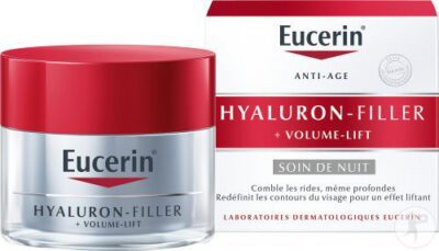 Eucerin - Soin de nuit anti-rides hyaluron-filler + volume lift 50ml