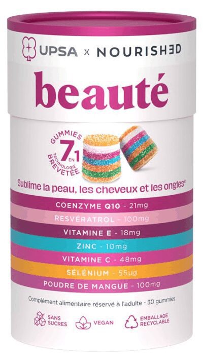 UPSA - Gummies beauté peau, cheveux, ongles 30 gummies 150g
