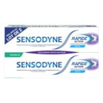 Sensodyne -Dentifrice rapide action gout menthe lot de 2x75ml