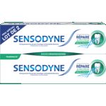 Sensodyne - Dentifrice répare & protège gout menthe fraiche 2x75ml