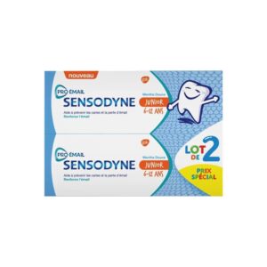 Sensodyne - dentifrice pro-émail junior lot de 2x50ml