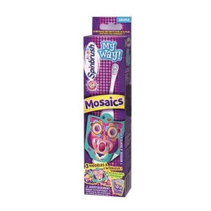 Spinbrush - Brosse à dents à piles mosaics